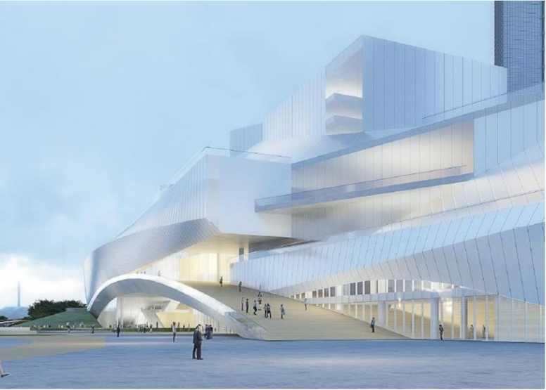 廣東美術(shù)館、廣東非物質(zhì)文化遺產(chǎn)展示中心、廣東文學(xué)館“三館合一”(